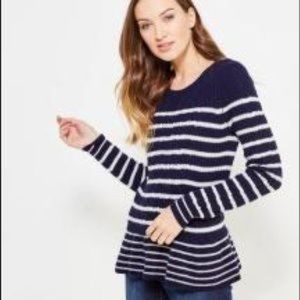 Banana Republic Striped Italian Yarn Sweater SP